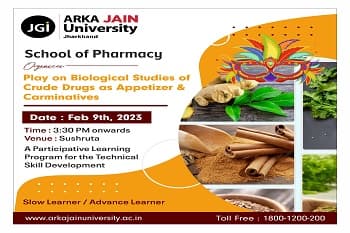Play On Biological Studies of Crude Drugs As Appetizer & Carminatives