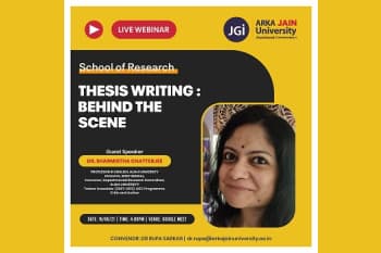 Webinar on Thesis Writing: Behind the Scene