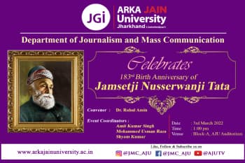Celebrates Birth Anniversary of J.N.Tata