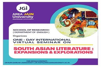 International Virtual Seminar on South Asian Literature: Expansions & Explorations