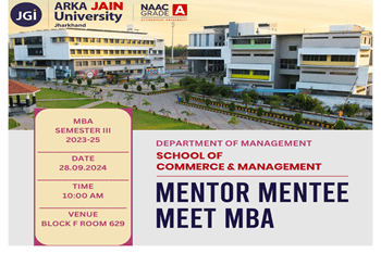 Mentor Mentee Meet MBA Sem III