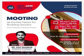 Mooting : As The Key Factor For Budding Lawyers
